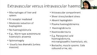 7 Lab Diagnosis of Haemolytic Anaemia 11th May 2022 [upl. by Hollerman]