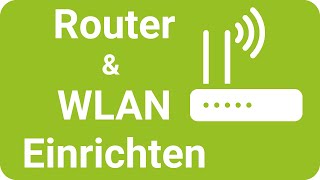 WLAN Router Einrichten Anschließen [upl. by Htrag690]