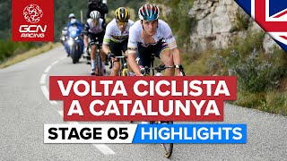 Evenepoel amp Roglič Go HeadToHead  Volta A Catalunya 2023 Highlights  Stage 5 [upl. by Teryl]