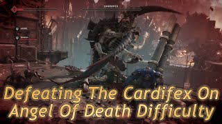 Warhammer 40k Space Marine 2  Defend The Relay  Kill The Carnifex Angel Of Death Difficulty Solo [upl. by Josler534]