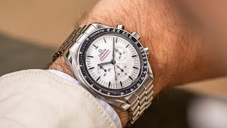 HandsOn With The White Dial OMEGA Speedmaster Moonwatch  Everything to Know [upl. by Zabrine88]