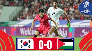 AsianQualifiers  Road To 26  Group B  Korea Republic 00 Palestine [upl. by Noli74]