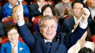 Südkorea Moon Jae In gewinnt die Präsidentschaftswahl [upl. by Eatnuahs835]