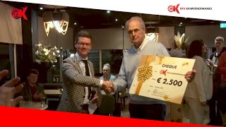 RTV Krimpenerwaard ontvangt cheque Ondernemerskring Bergambacht [upl. by Obel268]