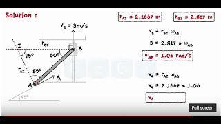 Kinematics Of Rigid Bodies  General Plane Motion  Solved Problems [upl. by Zoller]