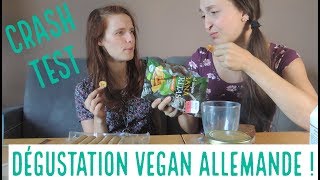 Crash Test  On mange des trucs BIZARRES allemand VEGAN 😂😱 Ft Une Journée Sans Dechet [upl. by Spillihp]