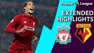 Liverpool v Watford  PREMIER LEAGUE EXTENDED HIGHLIGHTS  22719  NBC Sports [upl. by Asylla675]