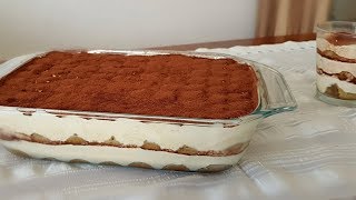 Easy and Delicious Tiramisu Recipe without Raw Eggs  Italian Tiramisu Dessert [upl. by Ardine876]