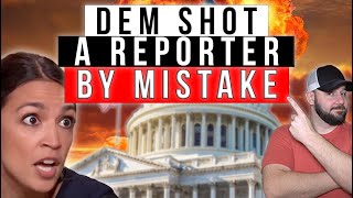 BREAKING Dem Senate Candidate Shoots Reporter With AR15 Ricochet from 7 Yards ON STEEL [upl. by Whitebook]