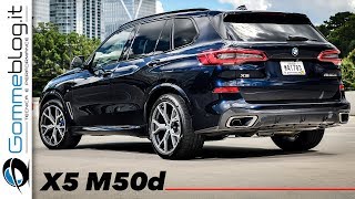 2019 BMW X5 M50d  INTERIOR and DESIGN  400 HP Road Drive [upl. by Nonnag60]