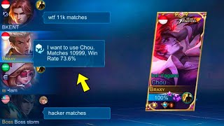 LAST GAME TO 11K MATCHES CHOU l WIN OR LOSE [upl. by Willette664]