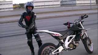 Aprilia SXV 550 with full Silmoto  Soundcheck [upl. by Nosyk]