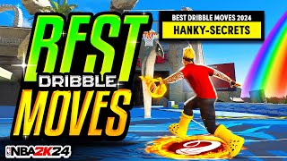 BEST DRIBBLE MOVES FOR ALL BUILDS in NBA 2K24  FASTEST DRIBBLE MOVES amp COMBOS 2K24 [upl. by Trina]