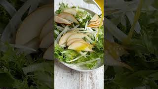 Frisée Fennel amp Pear Salad with Blue Cheese [upl. by Ogaitnas]