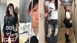 개강을 했도다 는 한달 지남 💦 • ootd vlog • 오오티디 브이로그 • 대학생 일상 • 개강 • 가을 데일리룩 • 브랜드 추천 • 지그재그 • 빈티지 코디 [upl. by Olaf125]