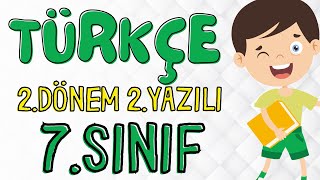 7 Sınıf Türkçe 2Dönem 2Yazılı Soruları Açık Uçlu🧑‍🎓 99 Çıkabilir 😊 [upl. by Woolley]