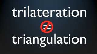 How GPS works Trilateration explained [upl. by Nivla]