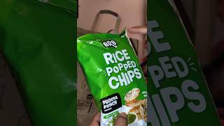 BRB Rice Popped Chips  No Fried Chips Review  Try First Time 👌🏻 [upl. by Ecital]