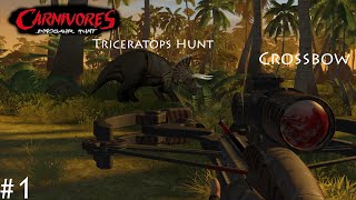 Carnivores Dinosaur Hunt  Triceratops Guide  hunting tutuorial   Resurrectiovision [upl. by Kreda764]