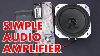 🔊 How to make an LM386 audio amplifier circuit [upl. by Plumbo900]