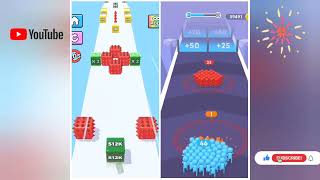 Jelly Run 2048 vs Crowd Number Run 3D  All Levels Gameplay  Android iOS  Satisfying Mobile Games [upl. by Atinad259]