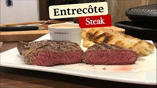 Perfektes Steak Ribeye im Tefal OptiGrill mit Pfannenbrot [upl. by Molloy]