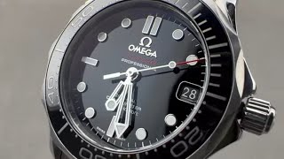 Omega Seamaster Professional Diver 300M MidSize 21230362001002 Omega Watch Review [upl. by Gilly]