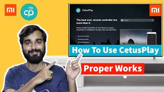 Download Cetus Play App on Mi tv  Cetus Play App on Mi tv  Air Mouse on Mi tv Connect  technoZee [upl. by Acnalb612]
