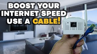 Boost Your Internet Speed by Using a WiFi Extender with a Cable [upl. by Jodi837]