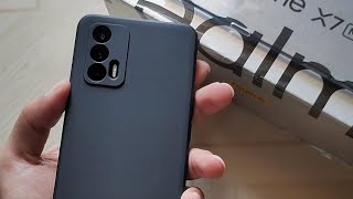 Realme X7 Max Back Cover  Black Silicon Case🔥 [upl. by Wilen]