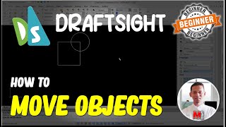 Draftsight How To Move Objects [upl. by Eenyaj]