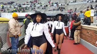 Alabama State Stingettes Marching In  Magic City Classic [upl. by Nitsirt940]