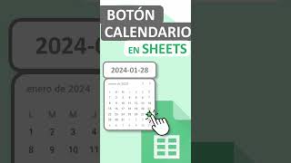 Calendario en Celdas  Truco de Google Sheets [upl. by Naveb]