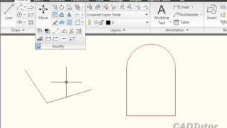 AutoCAD 2010 Joining Lines Polylines and Arcs [upl. by Bashemeth357]