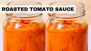 Roasted Tomato Sauce Recipe  Pasta Sauce Recipe [upl. by Burkhardt634]