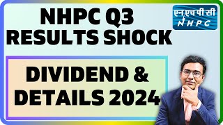 30 PROFIT DOWN NHPC Share Q3 results 2024  NHPC Dividend details 2024 [upl. by Mayman]