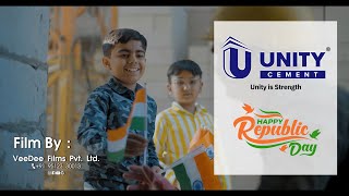 UNITY CEMENT  TVC  AD FILM 🎬  Created by VEEDEE FILMS 91 95123 30013  GUJARAT republicday tvc [upl. by Landes354]