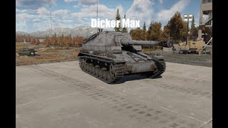 Огляд та гра на Dicker Max в War Thunder [upl. by Annavaj]