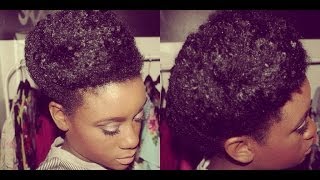 Seamless Elegant Pompadour for Naturally Curly Hair [upl. by Buerger732]