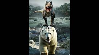 T Rex vs White Animals  Godzilla Skull Crawler polar bear king kong Wolf blackpanther lion [upl. by Ellenor194]