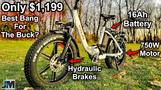 Vitilan U7 Folding Fat Tire Ebike review  Best Value StepThru Folding electric bike [upl. by Donal859]