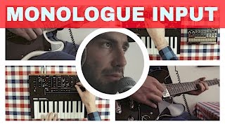 KORG MONOLOGUE AUDIO IN  Processing Guitar Bass Vocals Volca Beats [upl. by Kenleigh857]