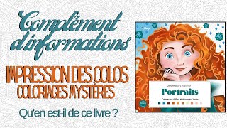 Portraits  Coloriages mystères Disney  Compléments dinformations [upl. by Balcke]