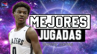 Mejores Jugadas De Bronny James  Best Plays Of Bronny James [upl. by Aketal]