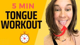 5 Minute Tongue Exercises for Speech and Swallowing [upl. by Saidel]