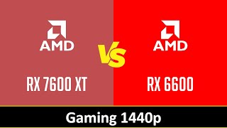 RX 7600 XT vs RX 6600 [upl. by Cole]