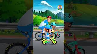 Cycle raceএর গান  Tour de France Shorts ChuChuTV BanglaRhymes BicycleRace tourdefrance2024 [upl. by Akemej]