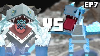 Frostmaw VS Ice Dragon in Minecraft Hardcore 7 [upl. by Ahern514]