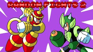 Random Fights 2 Ringman vs Leafman  Megaman Sprite animation [upl. by Ayalahs]