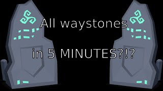 Leagues 3  this is the FASTEST way to get all waypoints in OSRS Leagues [upl. by Jule]